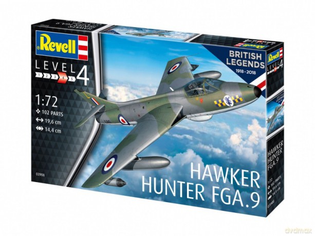 Model plastikowy Hawker Hunter FGA 9