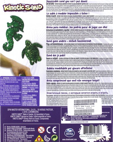 Piasek kinetyczny KINETIC SAND brokatowy, zielony
