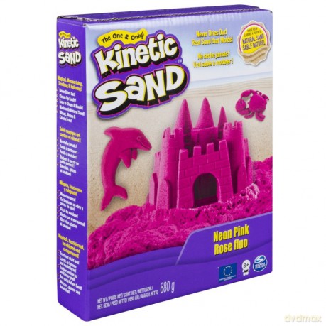 Piasek kinetyczny KINETIC SAND neonowy, różowy