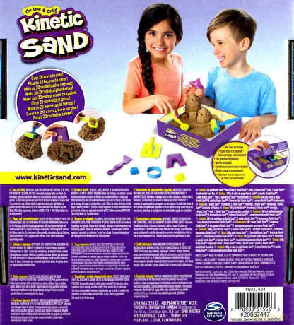 Piasek kinetyczny KINETIC SAND Zabawa na plaży