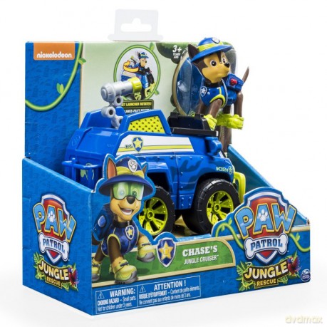 Pojazd specjalny z figurką Psi Patrol Jungle, Chase [FIGURKA]