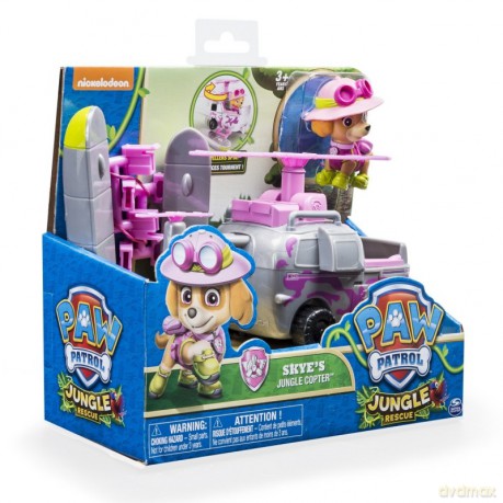 Pojazd specjalny z figurką Psi Patrol Jungle, Skye [FIGURKA]