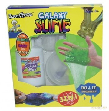 Slime zestaw duży z brokatem