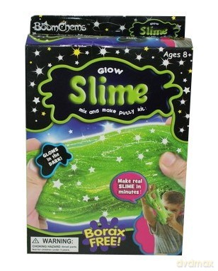 Slime zestaw średni świecący w nocy