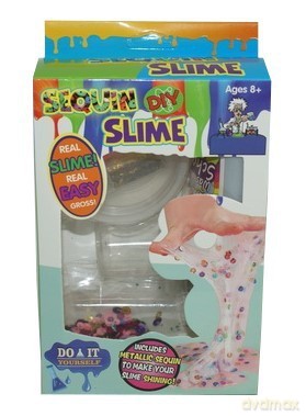 Slime zestaw z cekinami