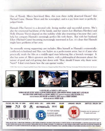 Hannah And Her Sisters [Blu-Ray]