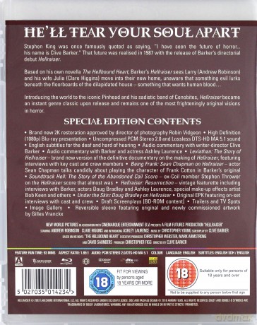 Hellraiser (Hellraiser: Wysłannik piekieł) [Blu-Ray]