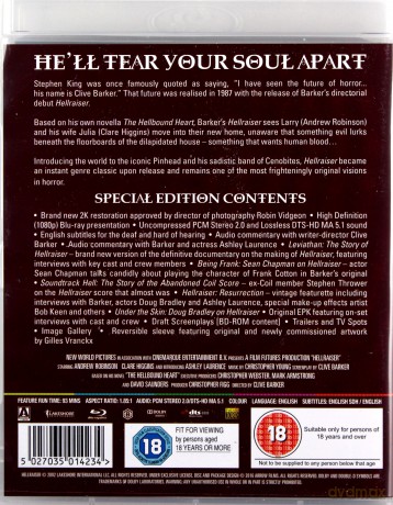 Hellraiser (Hellraiser: Wysłannik piekieł) [Blu-Ray]