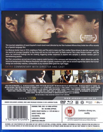 Like Water For Chocolate [Blu-Ray]+[DVD]