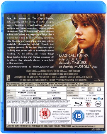 Lost In Translation (Między słowami) [Blu-Ray]