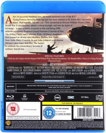 Memphis Belle (Ślicznotka z Memphis) [Blu-Ray]