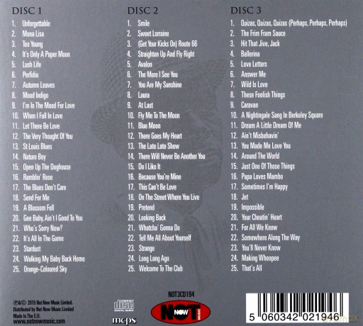 Nat King Cole: Platinum Collection [3CD]