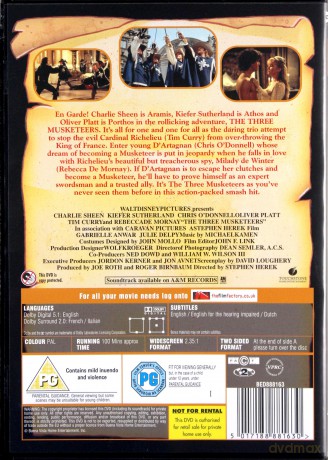 Three Musketeers [DVD]