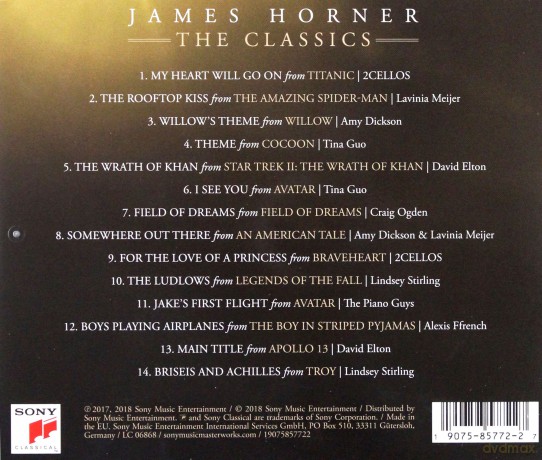 James Horner: James Horner - The Classics [CD]
