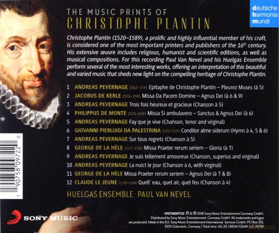 Huelgas Ensemble: The Music Prints of Christophe Plantin [CD]