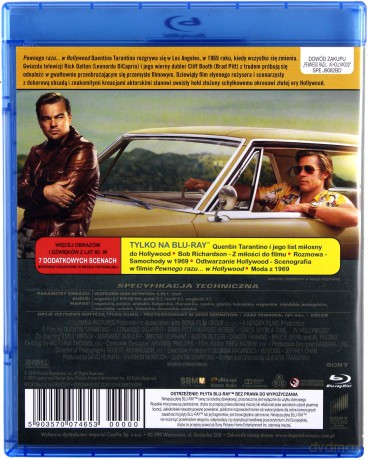 Pewnego razu w Hollywood [Blu-Ray]