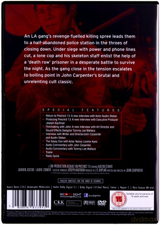 Assault On Precinct 13 (40th Anniversary Edition) [DVD]