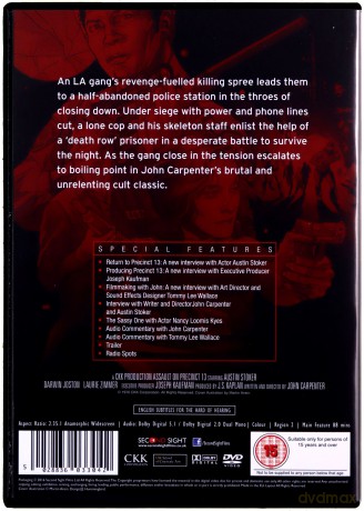 Assault On Precinct 13 (40th Anniversary Edition) [DVD]