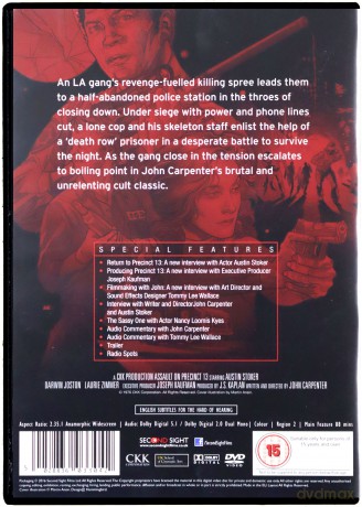 Assault On Precinct 13 (40th Anniversary Edition) [DVD]