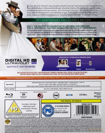 Gone With The Wind (Przeminęło z wiatrem) [2xBlu-Ray]