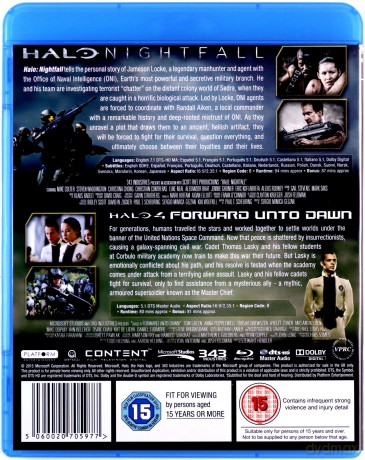 Halo 4: Naprzód do świtu / Halo: Nightfall [Blu-Ray]