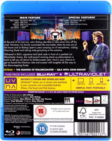 John Bishop Live Rollercoaster Tour [Blu-Ray]