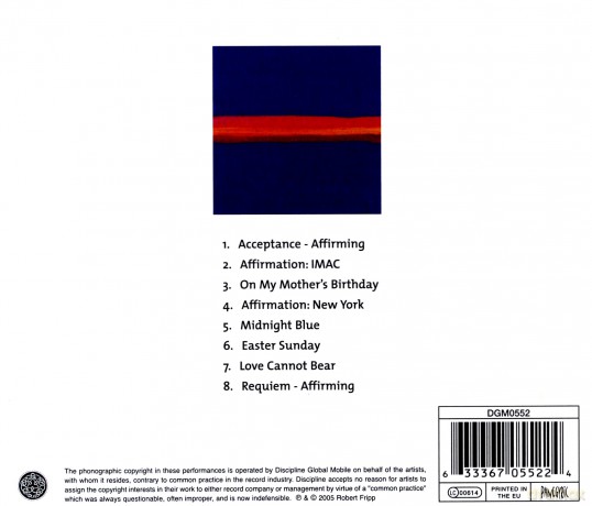 Robert Fripp: Love Cannot Bear [2CD]