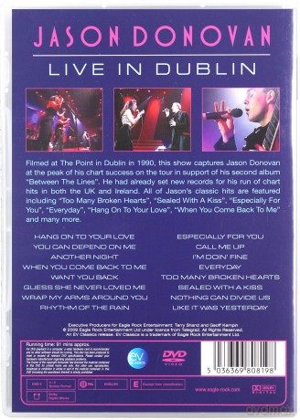 Jason Donovan: Live In Dublin [DVD]