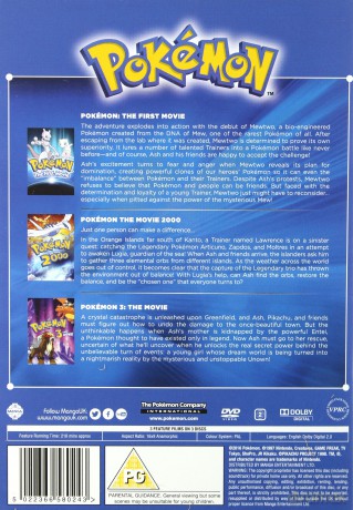Pokemon Triple Movie Collection: Movies 1-3 [DVD]