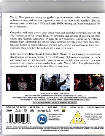 Radio Days (Złote czasy radia) [Blu-Ray]