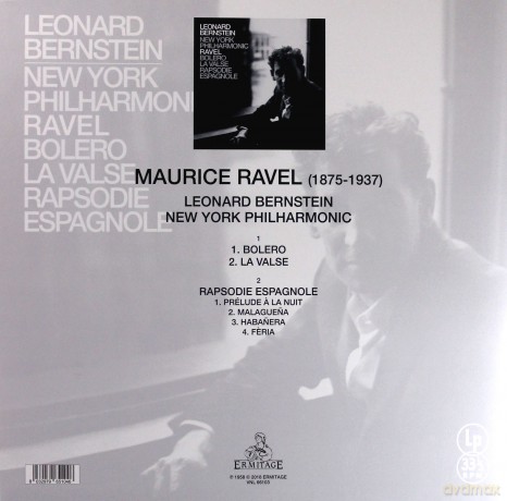Leonard Bernstein: Ravel: Bolero - La Valse - Rhapsodie Espagnole [Winyl]