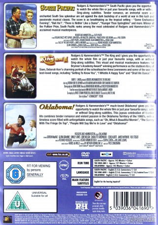 South Pacificthe / King And I / Oklahoma [3DVD]