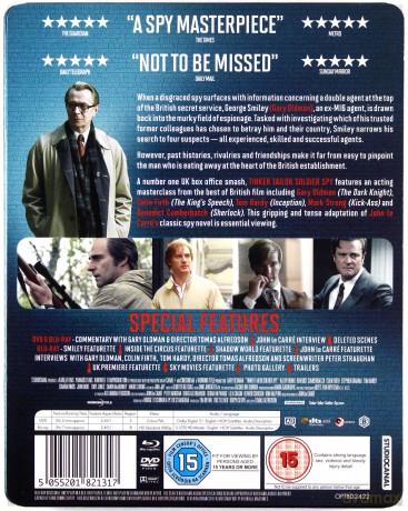 Tinker Tailor Soldier Spy (steelbook) [Blu-Ray]