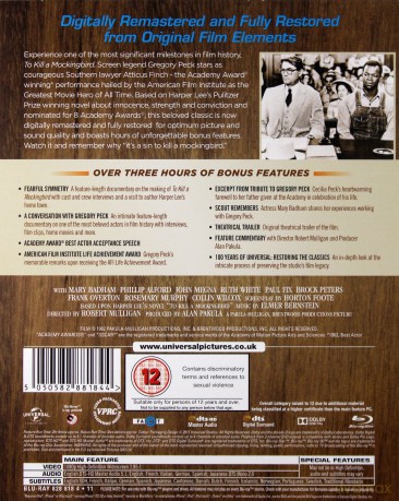 To Kill A Mockingbird (Zabić drozda) [Blu-Ray]