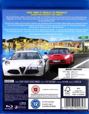 Top Gear The Perfect Road Trip 2 [Blu-Ray]