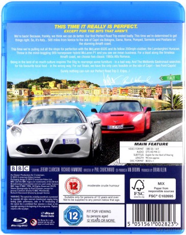 Top Gear The Perfect Road Trip 2 [Blu-Ray]