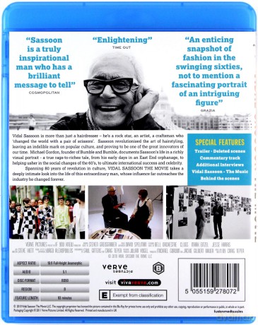 Vidal Sassoon The Movie [Blu-Ray]