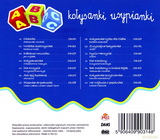 ABC Mini hity: Kołysanki usypianki [CD]