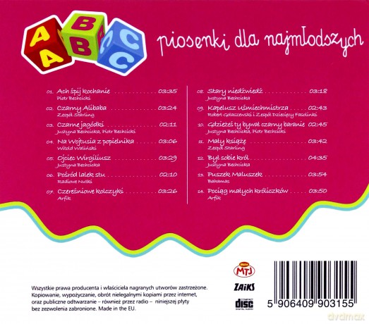 ABC Mini hity: Piosenki dla najmłodszych [CD]
