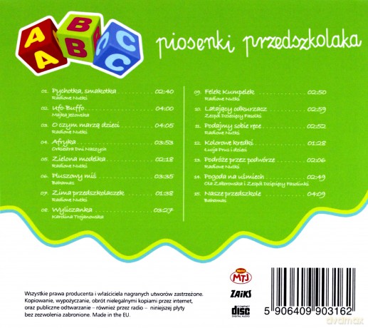ABC Mini hity: Piosenki przedszkolaka [CD]