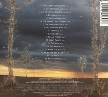 Annihilation soundtrack (Ben Salisbury & Geoff Barrow) [CD]