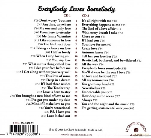 Frank Sinatra: Everybody Loves Somebody (digipack) [2CD]