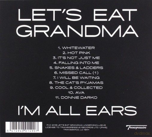 Let's Eat Grandma: I'm All Ears (digipack) [CD]