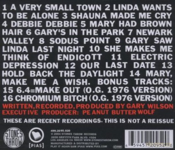 Gary Wilson: Mary Had Brown Hair [CD]