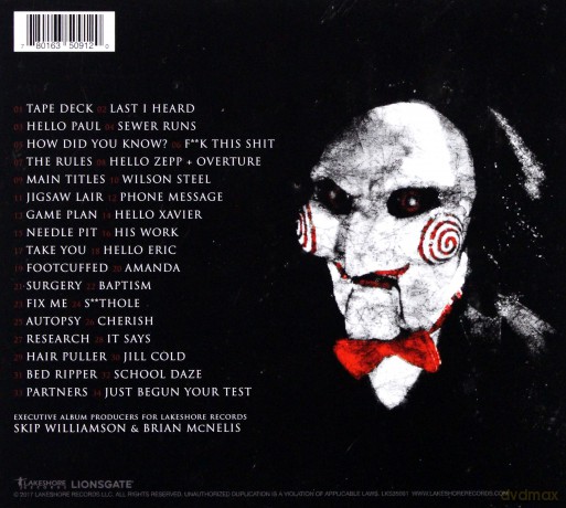 Saw Anthology vol. 1 soundtrack (Charlie Clouser) [CD]