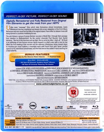 All Quiet On The Western Front (Na Zachodzie bez zmian) [Blu-Ray]