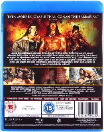 Conan The Destroyer [Blu-Ray]
