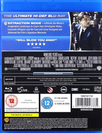 Inception (Incepcja) [Blu-Ray]