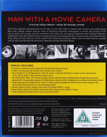 Man With A Movie Camera [Blu-Ray]