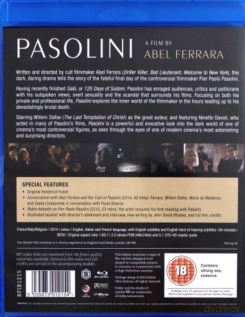Pasolini [Blu-Ray]